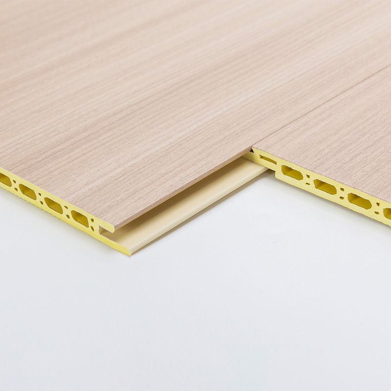 YXWPC609 9MM Thickness 60CM Width Thickness Quick Installation WPC Wall Panel Integrated Wall Panel Bamboo Wood Fiber Wall