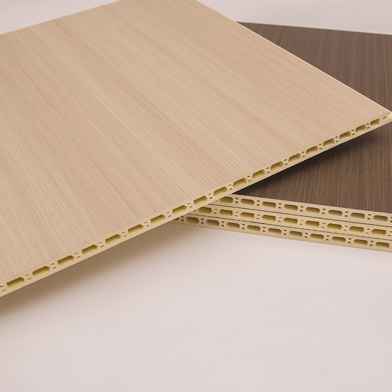 YXWPC609 9MM Thickness 60CM Width Thickness Quick Installation WPC Wall Panel Integrated Wall Panel Bamboo Wood Fiber Wall