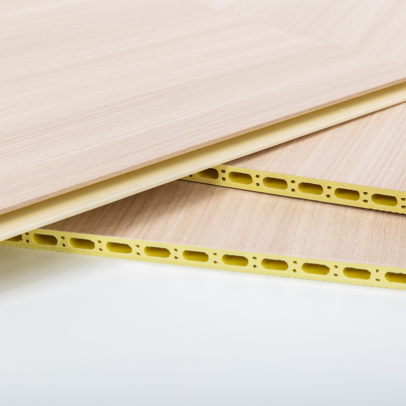 YXWPC609 9MM Thickness 60CM Width Thickness Quick Installation WPC Wall Panel Integrated Wall Panel Bamboo Wood Fiber Wall