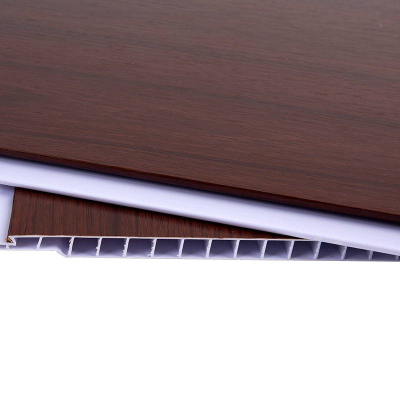Walnut Wood Grain Acoustic PVC Wall Panel YXPVC2575