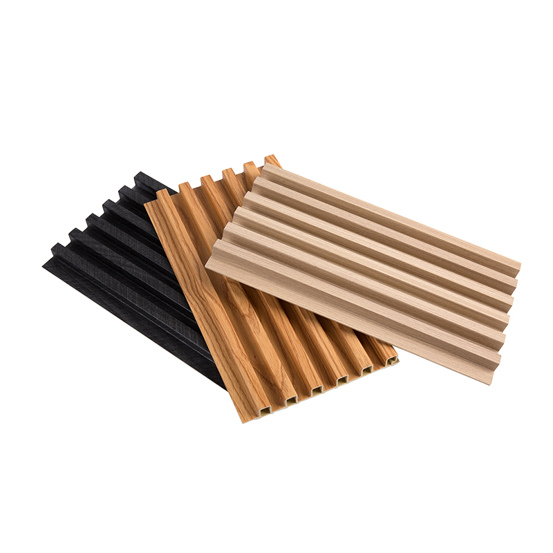 Modern Eco-Friendly Decorative Wall & Ceiling WPC Fluted Panel YXWPC16018