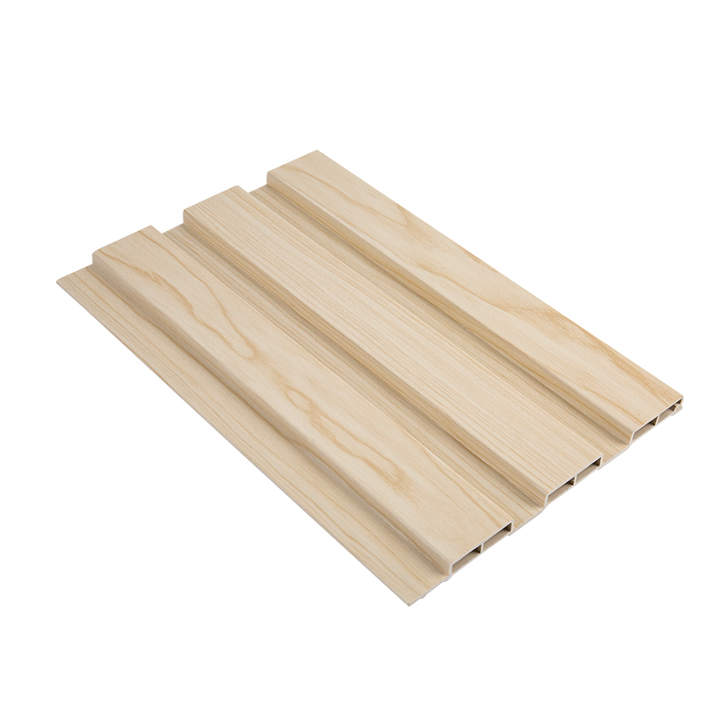 Waterproof & Durable WPC Fluted Panel Wood Plastic Composite Wall Cladding Cell size 10*4.2 YXWPC19512