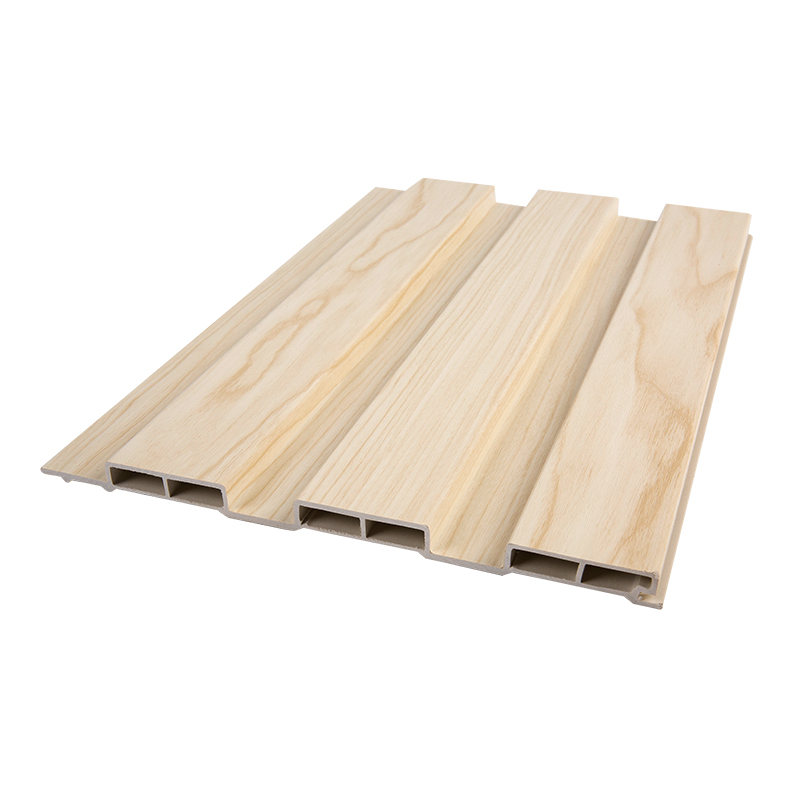 Waterproof & Durable WPC Fluted Panel Wood Plastic Composite Wall Cladding Cell size 10*4.2 YXWPC19512