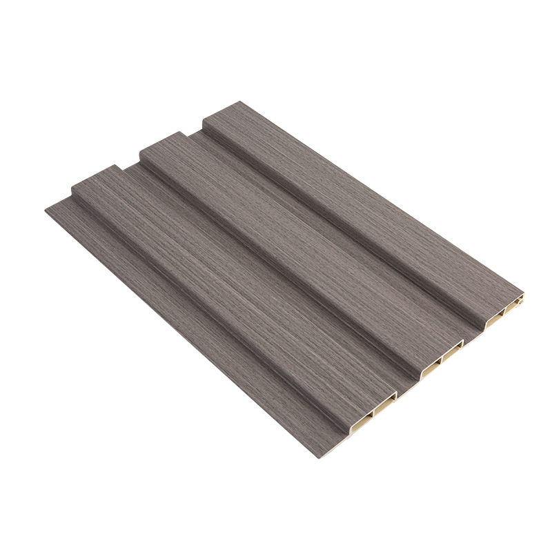 Waterproof & Durable WPC Fluted Panel Wood Plastic Composite Wall Cladding Cell size 10*4.2 YXWPC19512