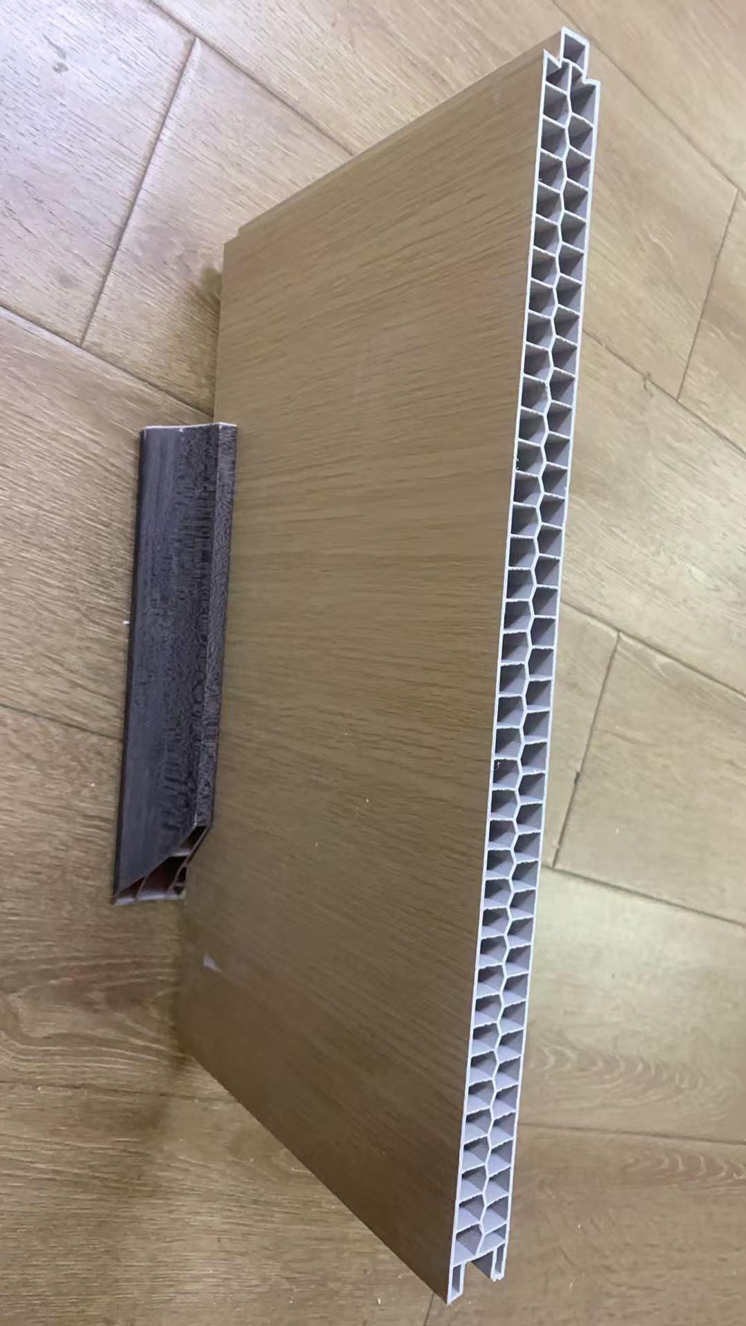 لوحة حائط فاصلة SPC لوحة حائط فاصلة من الخشب والحبوب على الوجهين